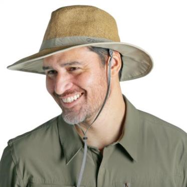 Sombrero Para El Sol Con Ala De Papiro Para Investigación Al Aire Libre Caqui