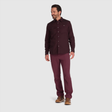 Camisa De Franela De Retroalimentación Para Hombres De Investigación Al Aire Libre Kalamata