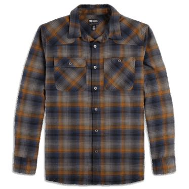 Camisa De Franela De Retroalimentación Para Hombres De Investigación Al Aire Libre Loden Plaid