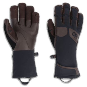Outdoor Research Guantes Extravertidos Hombre Negro/chocolate Natural