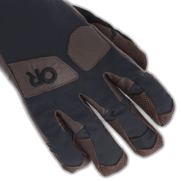 Outdoor Research Guantes Extravertidos Hombre Negro/chocolate Natural