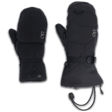Guantes De Meteoros De Investigación Al Aire Libre Negro