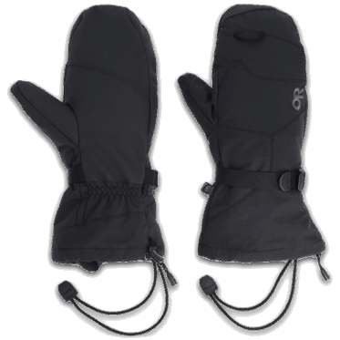 Guantes De Meteoros De Investigación Al Aire Libre Negro