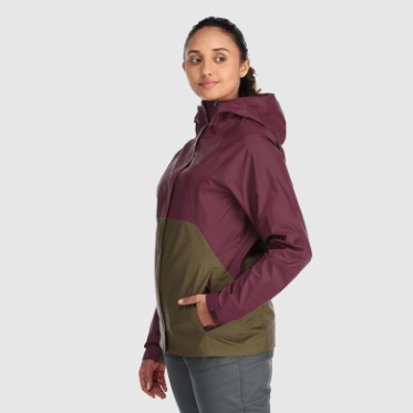 Chaqueta De Lluvia Apollo Para Mujer De Investigación Al Aire Libre Kalamata/loden