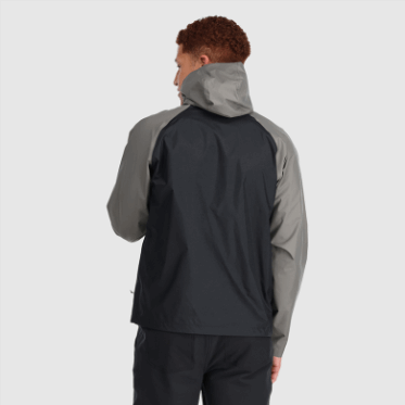 Chaqueta Impermeable Para Hombre Apollo De Outdoor Research Negro/peltre