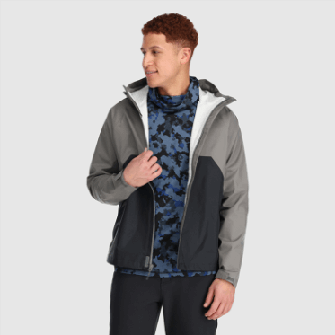 Chaqueta Impermeable Para Hombre Apollo De Outdoor Research Negro/peltre