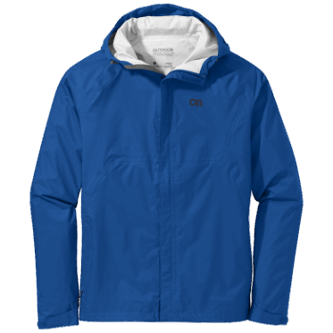 Chaqueta De Lluvia Apollo Para Hombre De Investigación Al Aire Libre Azul Clásico