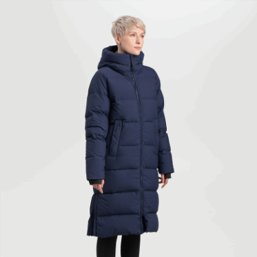 Outdoor Research Coze Down Parka Para Mujer Azul Marino