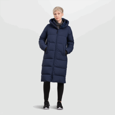 Outdoor Research Coze Down Parka Para Mujer Azul Marino