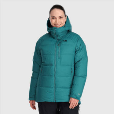 Parka De Plumón Súper Alpino Para Mujer De Investigación Al Aire Libre Lago Profundo