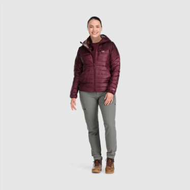 Outdoor Research Sudadera Con Capucha De Plumón De Helio Para Mujer Kalamata