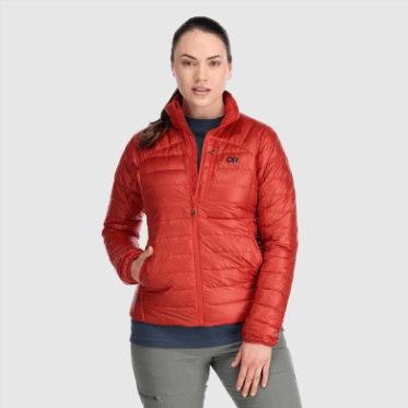 Chaqueta De Plumón De Helio Para Mujer De Investigación Al Aire Libre Arándano
