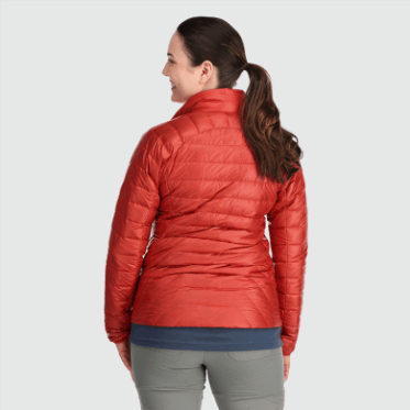 Chaqueta De Plumón De Helio Para Mujer De Investigación Al Aire Libre Arándano