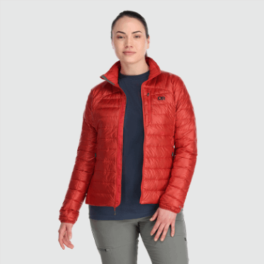 Chaqueta De Plumón De Helio Para Mujer De Investigación Al Aire Libre Arándano