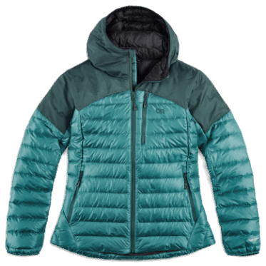 Outdoor Research Mujer Helio Abajo Sudadera Con Capucha-plus Negro