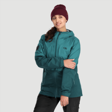 Chaqueta De Carburo Para Mujeres De Investigación Al Aire Libre Lago Profundo/línea De árboles