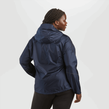 Chubasquero Helio Mujer Outdoor Research Azul Marino
