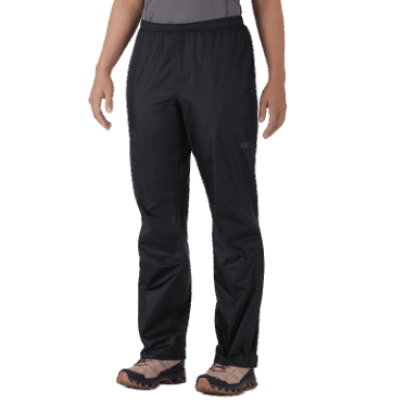 Pantalones De Lluvia De Helio Para Mujer De Investigación Al Aire Libre Negro