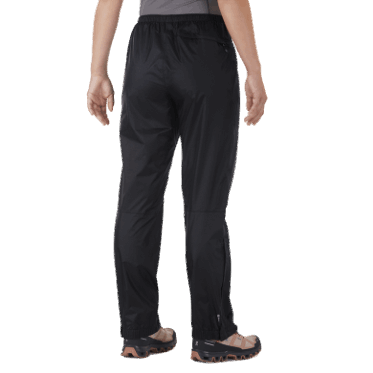 Pantalones De Lluvia De Helio Para Mujer De Investigación Al Aire Libre Negro