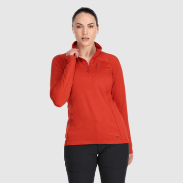 Investigación Al Aire Libre Vigor De La Mujer Medio Zip-plus Arándano