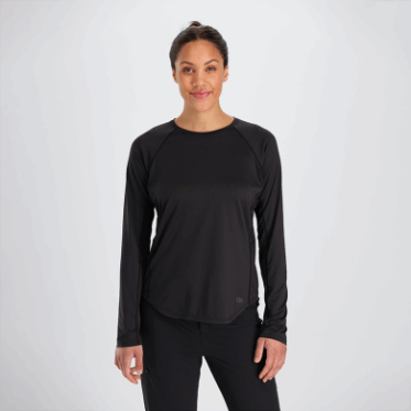 Camiseta De Manga Larga Argon Mujer Outdoor Research Negra