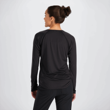 Camiseta De Manga Larga Argon Mujer Outdoor Research Negra