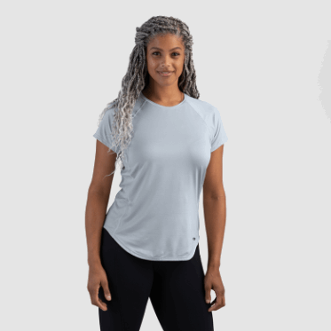 Camiseta De Mujer Argon S/s Titanio Para Investigación Al Aire Libre