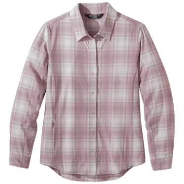 Outdoor Research Mujer Astroman L/s Sun Shirt Moth Plaid