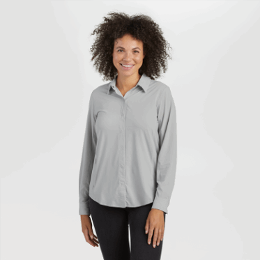 Camiseta De Manga Larga Para Mujer Astroman De Outdoor Research Pebble