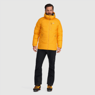 Parka De Plumón Súper Alpino Para Hombre De Investigación Al Aire Libre Radiante