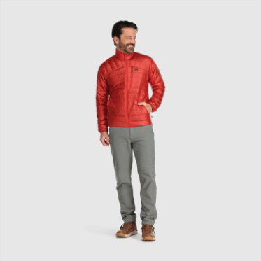 Chaqueta De Plumón De Helio Para Hombre De Investigación Al Aire Libre Arándano