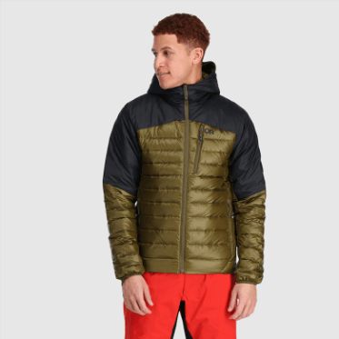 Outdoor Research Men's Helium Down Hoodie Loden/Negro