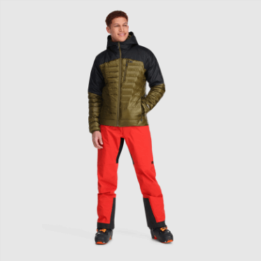 Outdoor Research Men's Helium Down Hoodie Loden/Negro