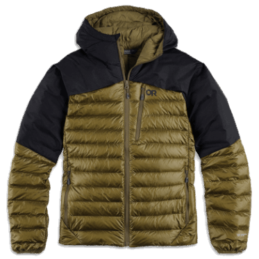 Outdoor Research Men's Helium Down Hoodie Loden/Negro
