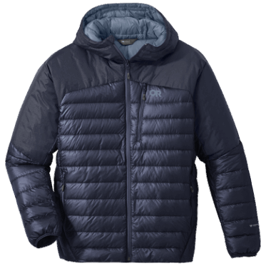 Outdoor Research Men's Helium Down Hoodie Azul Marino