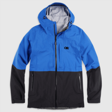 Chaqueta De Carburo Para Hombre De Investigación Al Aire Libre Azul Clásico/negro
