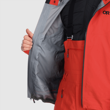 Chaqueta De Gore-tex® Arcángel Para Hombre De Investigación Al Aire Libre Negra