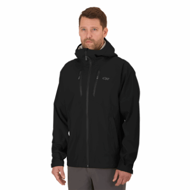 Chaqueta De Microgravedad Ascentshell Para Hombres De Investigación Al Aire Libre Negra