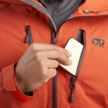 Chaqueta Ascentshell De Microgravedad Para Hombres De Investigación Al Aire Libre Redrock