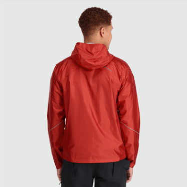 Chaqueta De Lluvia De Helio Para Hombres De Investigación Al Aire Libre Arándano