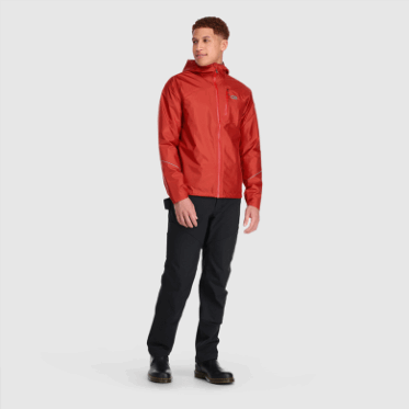 Chaqueta De Lluvia De Helio Para Hombres De Investigación Al Aire Libre Arándano