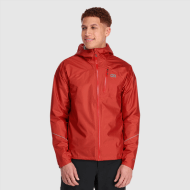 Chaqueta De Lluvia De Helio Para Hombres De Investigación Al Aire Libre Arándano