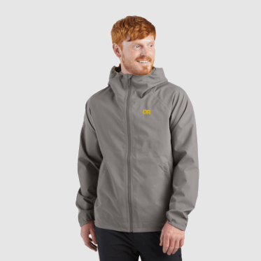 Outdoor Research Motive Ascentshell - Chaqueta Para Hombre, Color Peltre