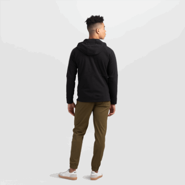 Outdoor Research Sudadera Con Capucha Negra Trail Mix Para Hombre