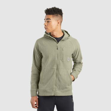 Sudadera Con Capucha De Mezcla De Senderos Para Hombres De Investigación Al Aire Libre Pedernal
