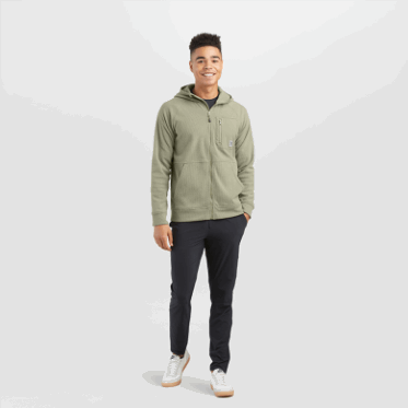 Sudadera Con Capucha De Mezcla De Senderos Para Hombres De Investigación Al Aire Libre Pedernal