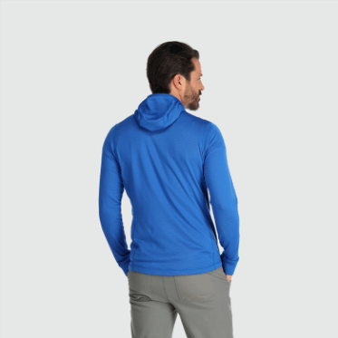 Outdoor Research Men's Vigor Sudadera Con Capucha Y Cremallera Completa Azul Clásico