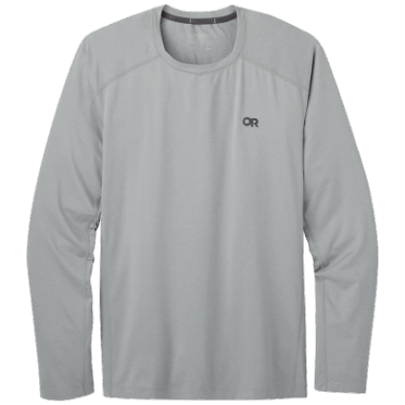 Camiseta De Manga Larga Argon Para Hombre Outdoor Research, Peltre Claro