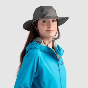 Sombrero De Ala Ancha Para Lluvia De Helio Para Investigación Al Aire Libre Peltre