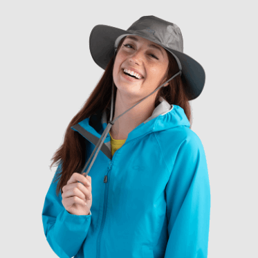 Sombrero De Ala Ancha Para Lluvia De Helio Para Investigación Al Aire Libre Peltre